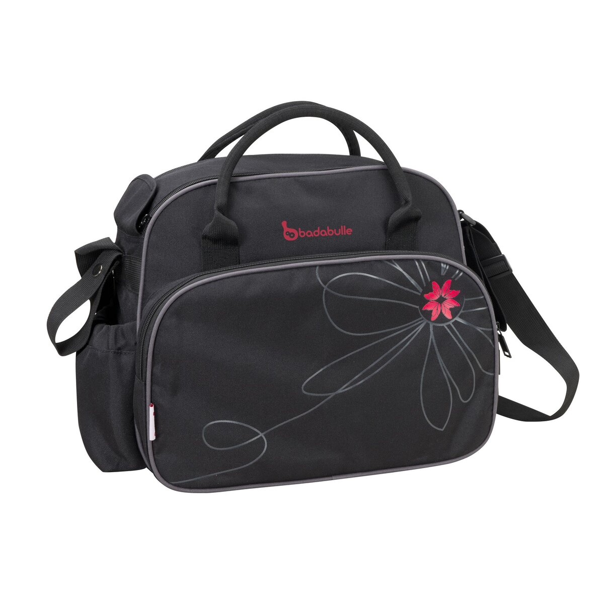 Sac a langer shop rouge et noir