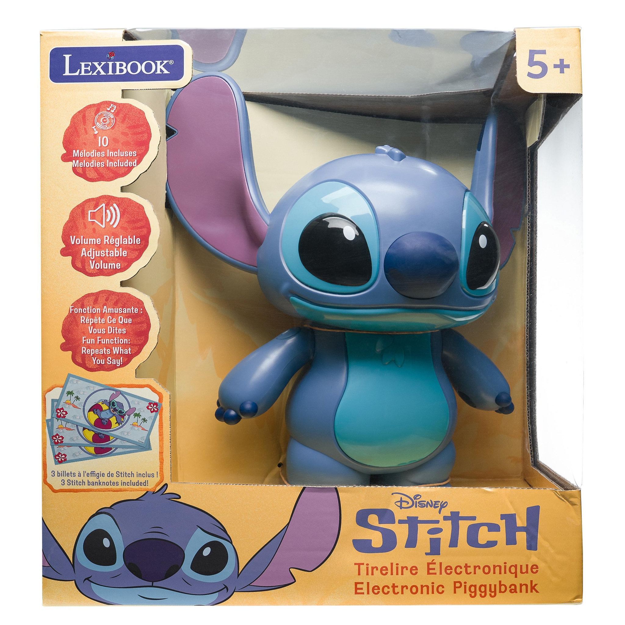 Voir la diapositive 4 : Lexibook Tirelire électronique Stitch