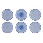 BJORN Assiette PATTERN Ø26cm - 6 pièces - Dark blue