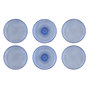Voir la diapositive 1 : BJORN Assiette PATTERN Ø26cm - 6 pièces - Dark blue