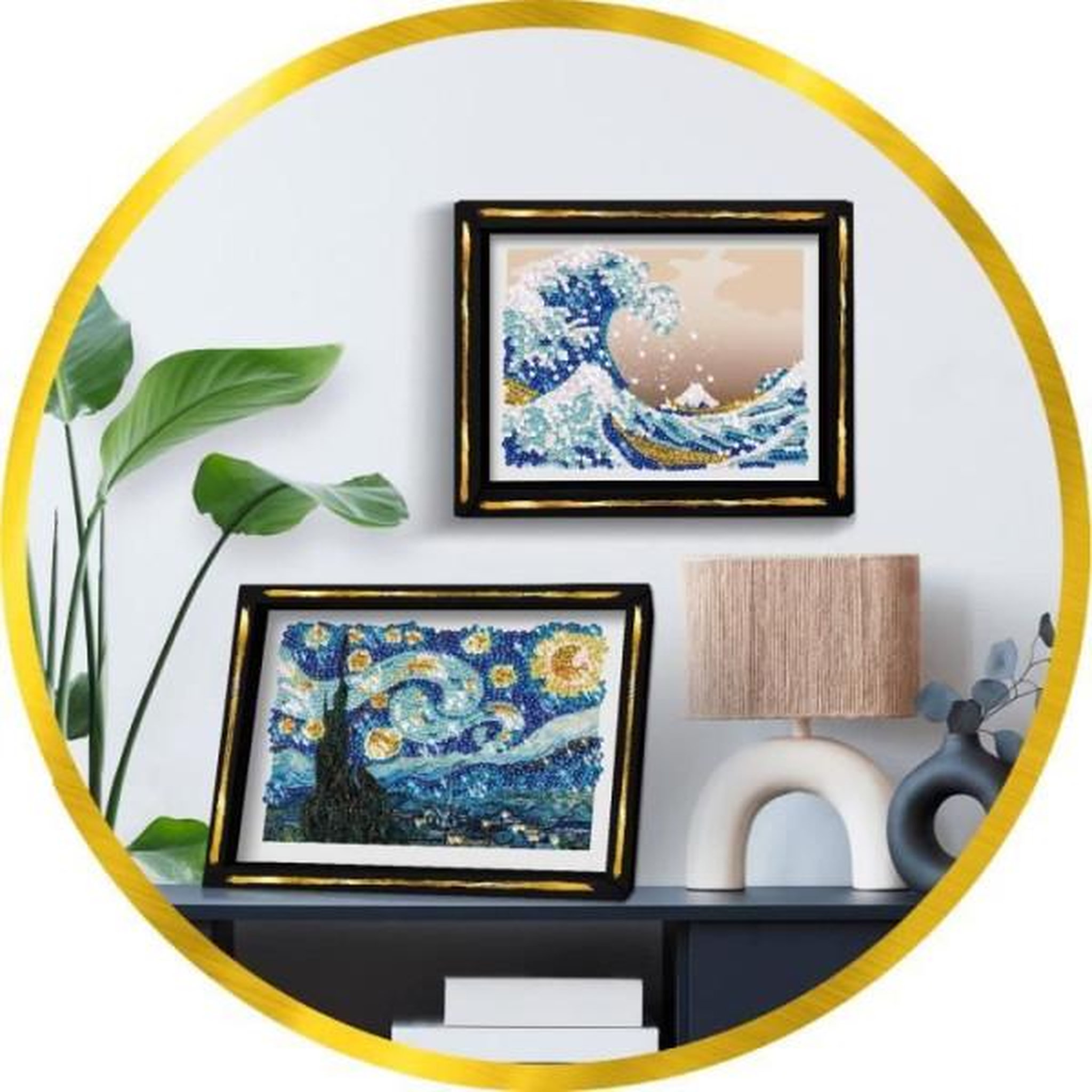 Voir la diapositive 6 : LANSAY Kit loisir créatif - LANSAY - Collection Sequins - La nuit étoilée - Van Gogh - Des 14 ans