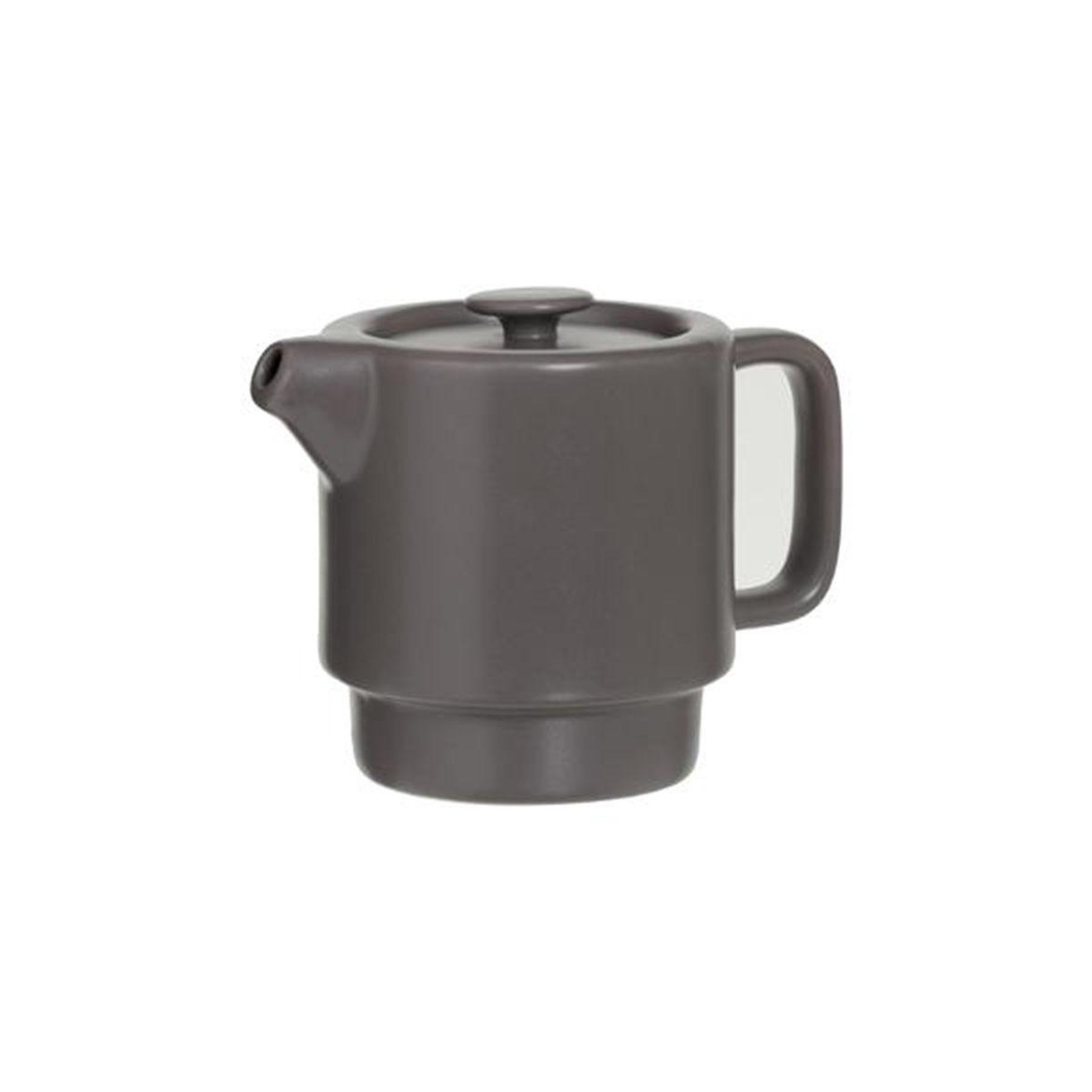 Voir la diapositive 2 : SECRET DE GOURMET Théière avec tasse  nature  40cl taupe