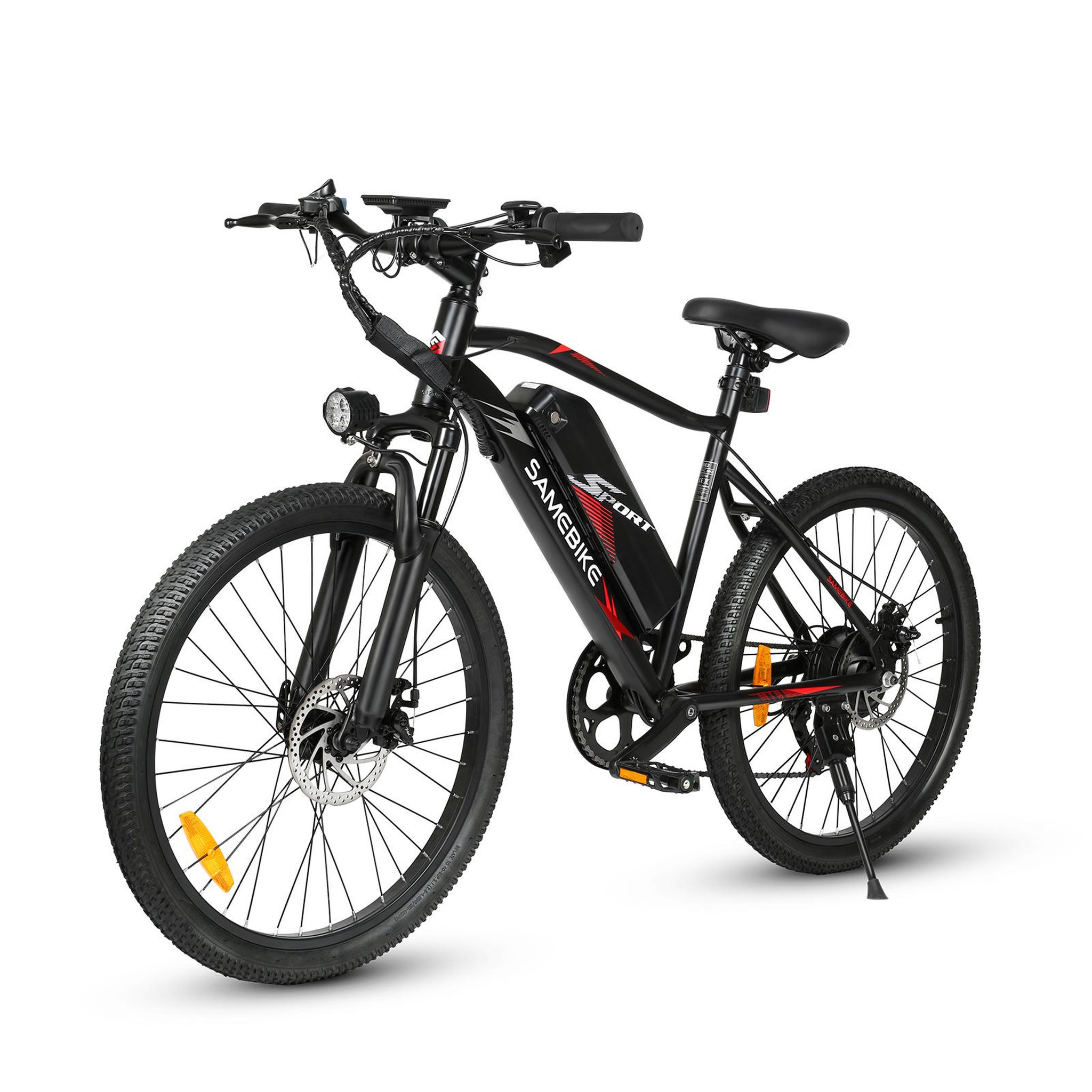 Voir la diapositive 3 : SAMEBIKE VTT électrique SAMEBIKE EBE2 24 , capteur de couple, batterie 36V 13Ah