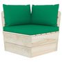 Voir la diapositive 4 : VIDAXL Salon de jardin palette 6 pcs avec coussins bois d'epicea