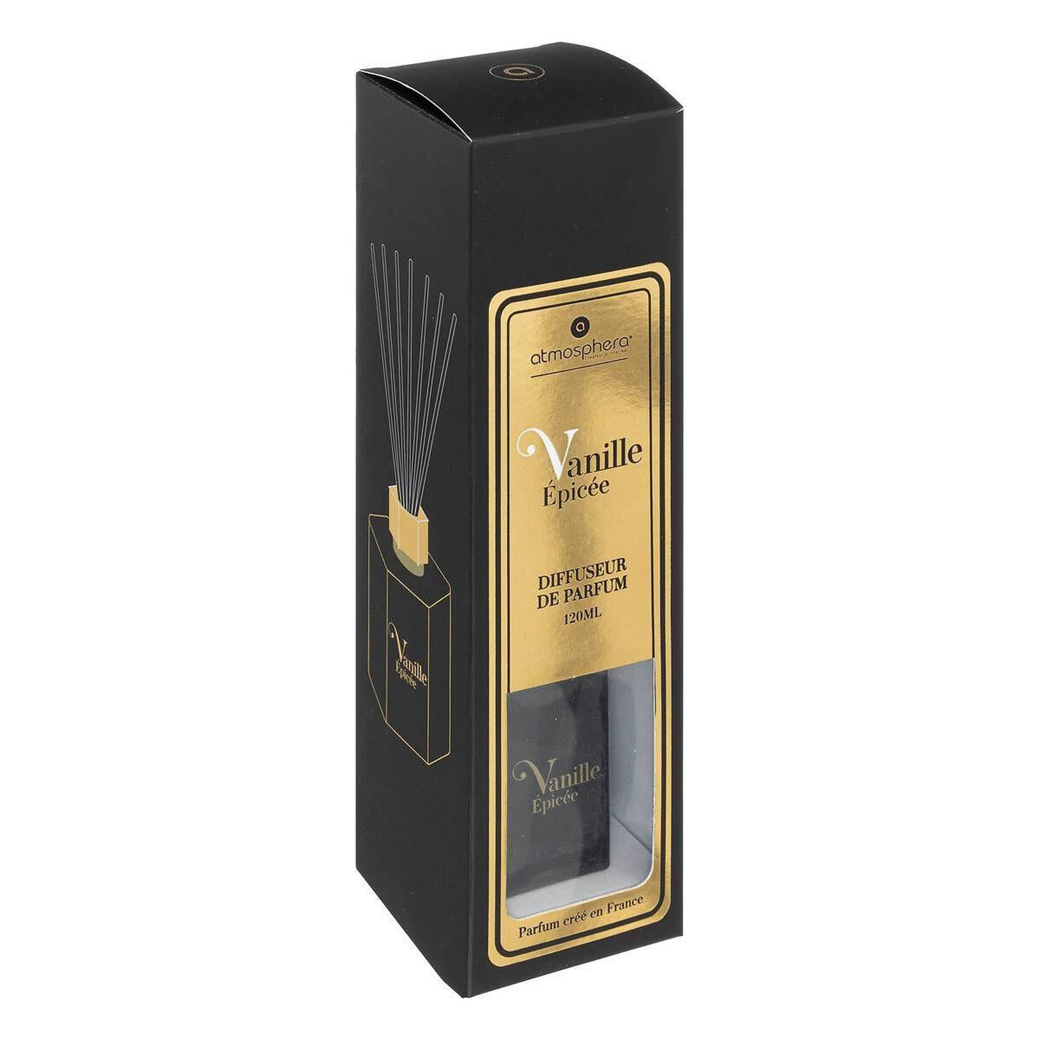 Voir la diapositive 2 : ATMOSPHERA Diffuseur de parfum  arlo  120ml vanille épicée