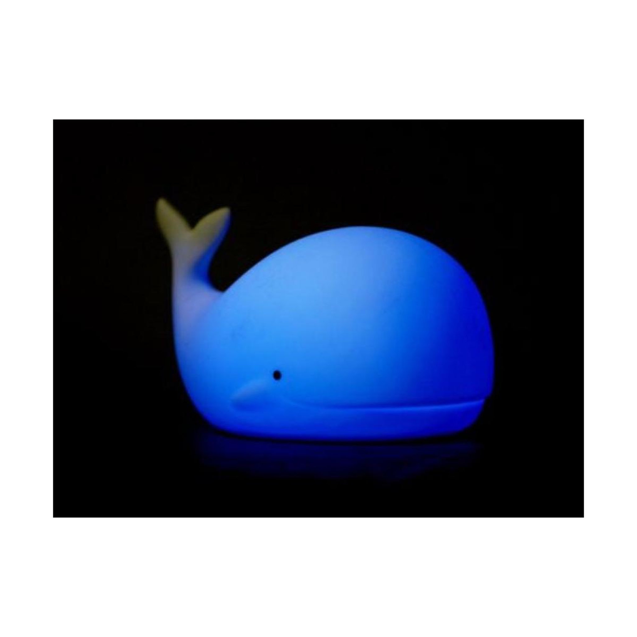 Voir la diapositive 2 : ELINELI Veilleuse bébé baleine blanche