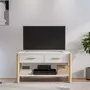 VIDAXL Meuble TV Blanc 82x38x45 cm Bois d'ingenierie