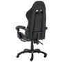 Voir la diapositive 3 : VIDAXL Fauteuil de jeux video repose-pied Noir/camouflage Similicuir
