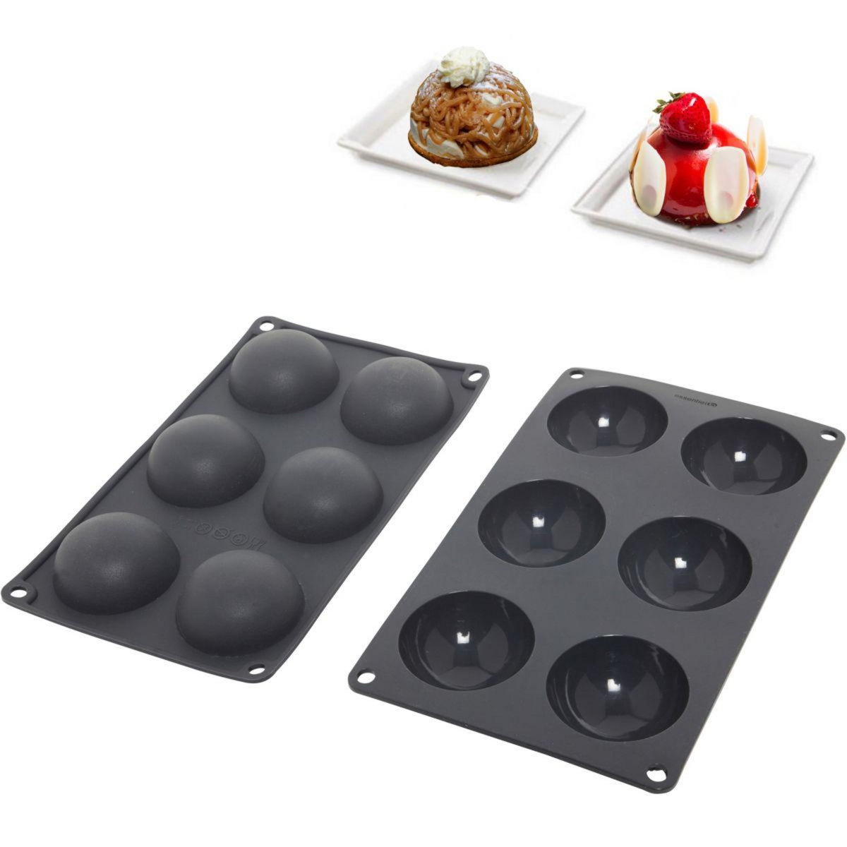 ESSENTIEL B Moule à gâteau MARC MEURIN 2 moules demi sphères