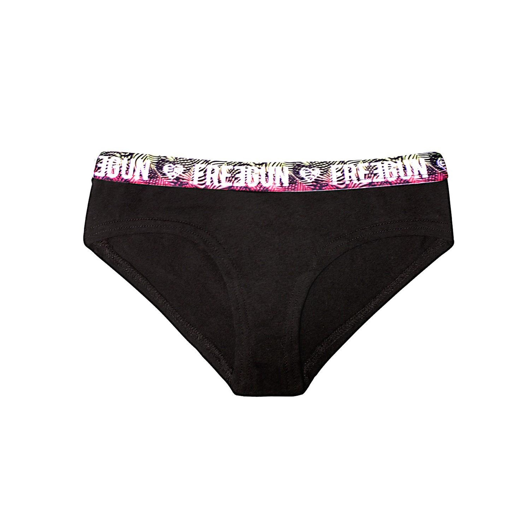 Voir la diapositive 3 : FREEGUN Lot de 4 Boxers coton fille Uni
