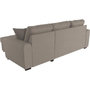 Voir la diapositive 4 : MARKET24 Canapé d'angle convertible réversible 4 places - Tissu beige - L 244 x P 151 x H 90 - HAMILTON - Fabriqué en Ukraine