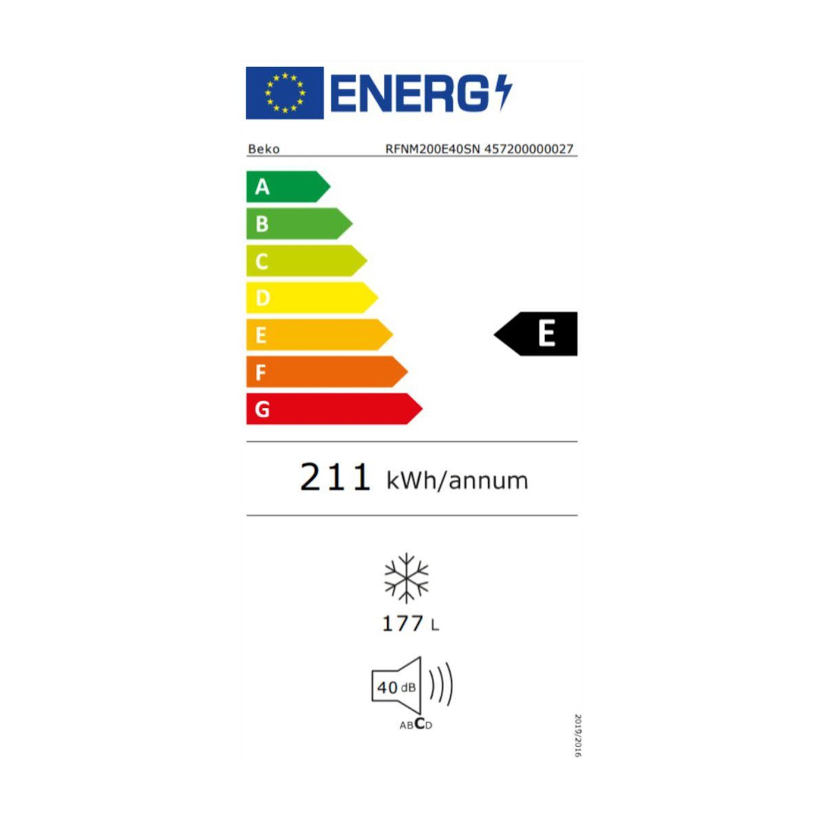 Beko Congélateur armoire RFNM200E40SN