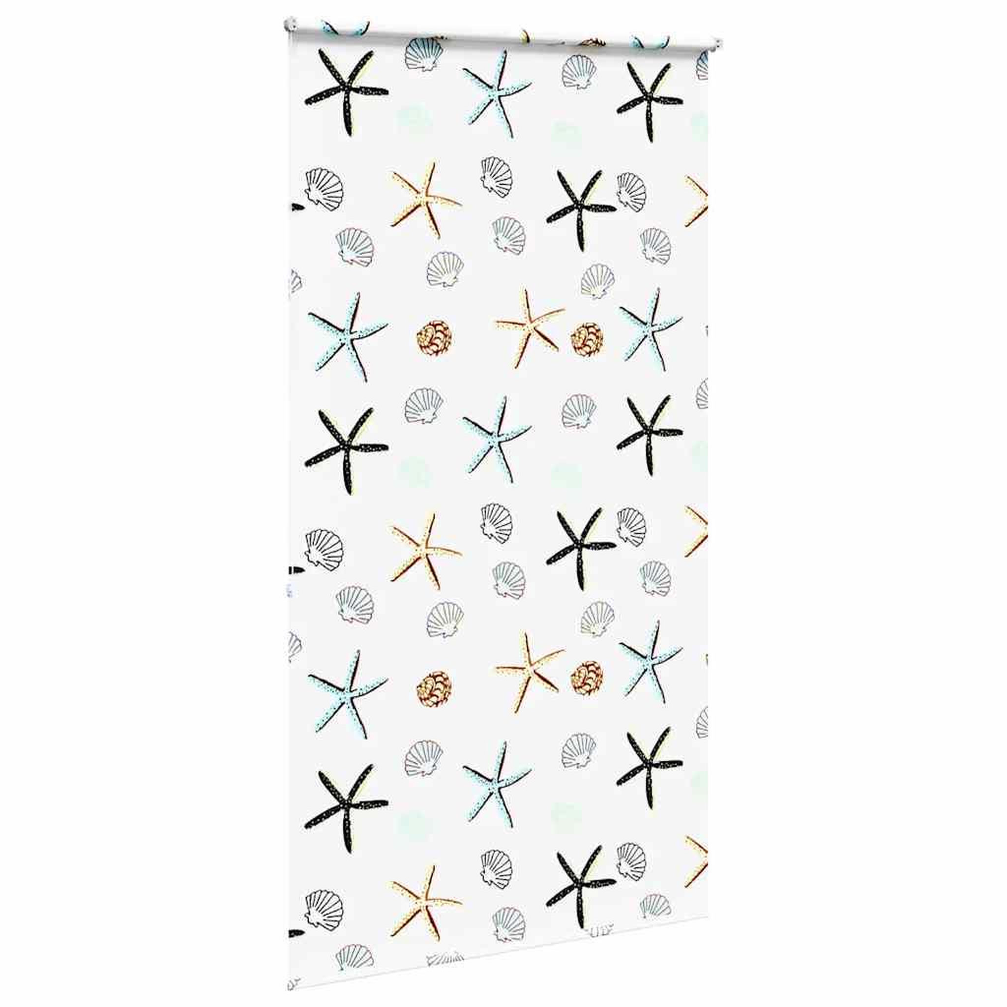 Voir la diapositive 4 : VIDAXL Store enrouleur de douche 120x240 cm largeur du tissu 116 cm