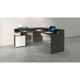 Voir la diapositive 4 : Bureau d'angle avec rehaussement 3 tiroirs L180 cm VASTO