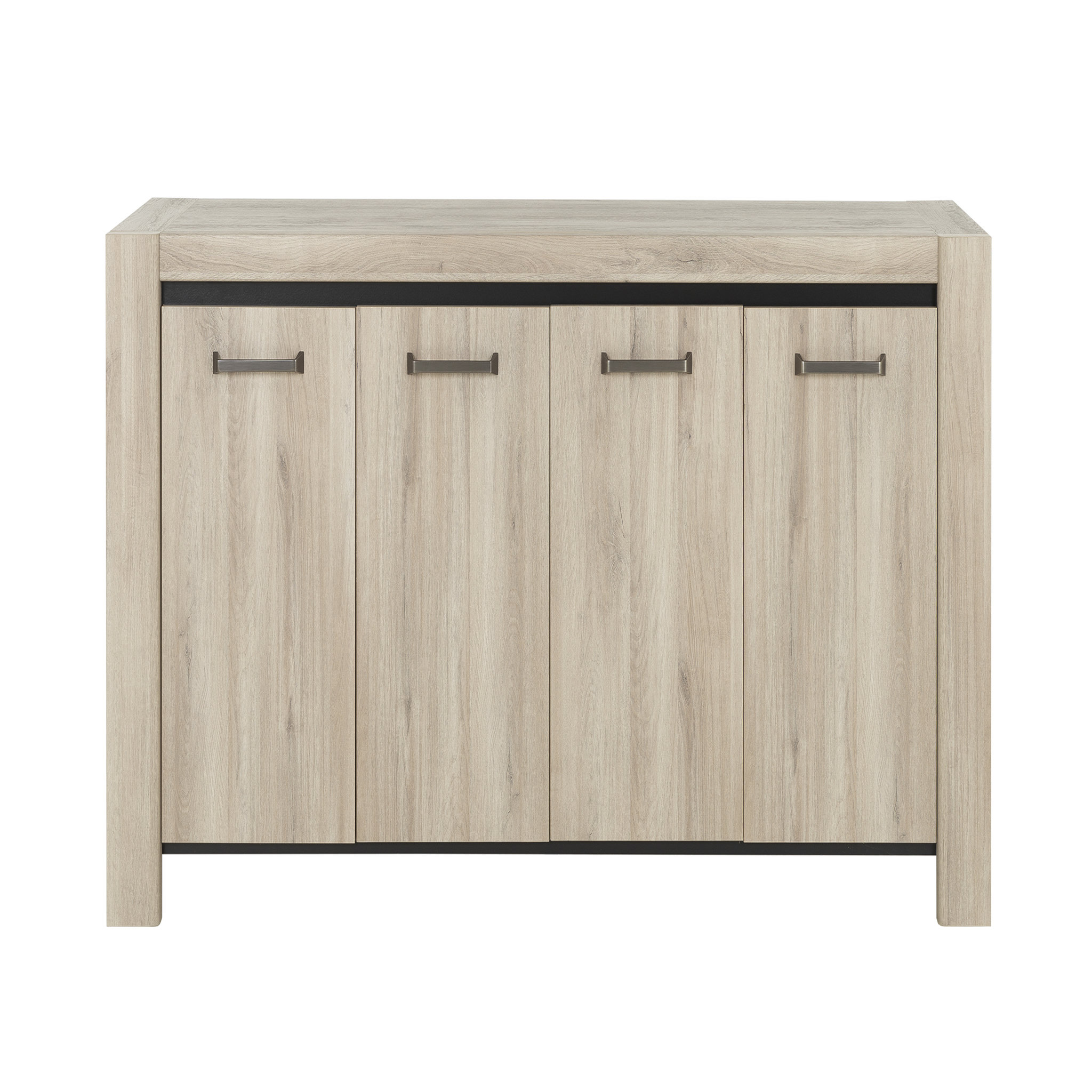 Voir la diapositive 3 : Buffet 4 portes  L200XH87XP49cm ROBIN
