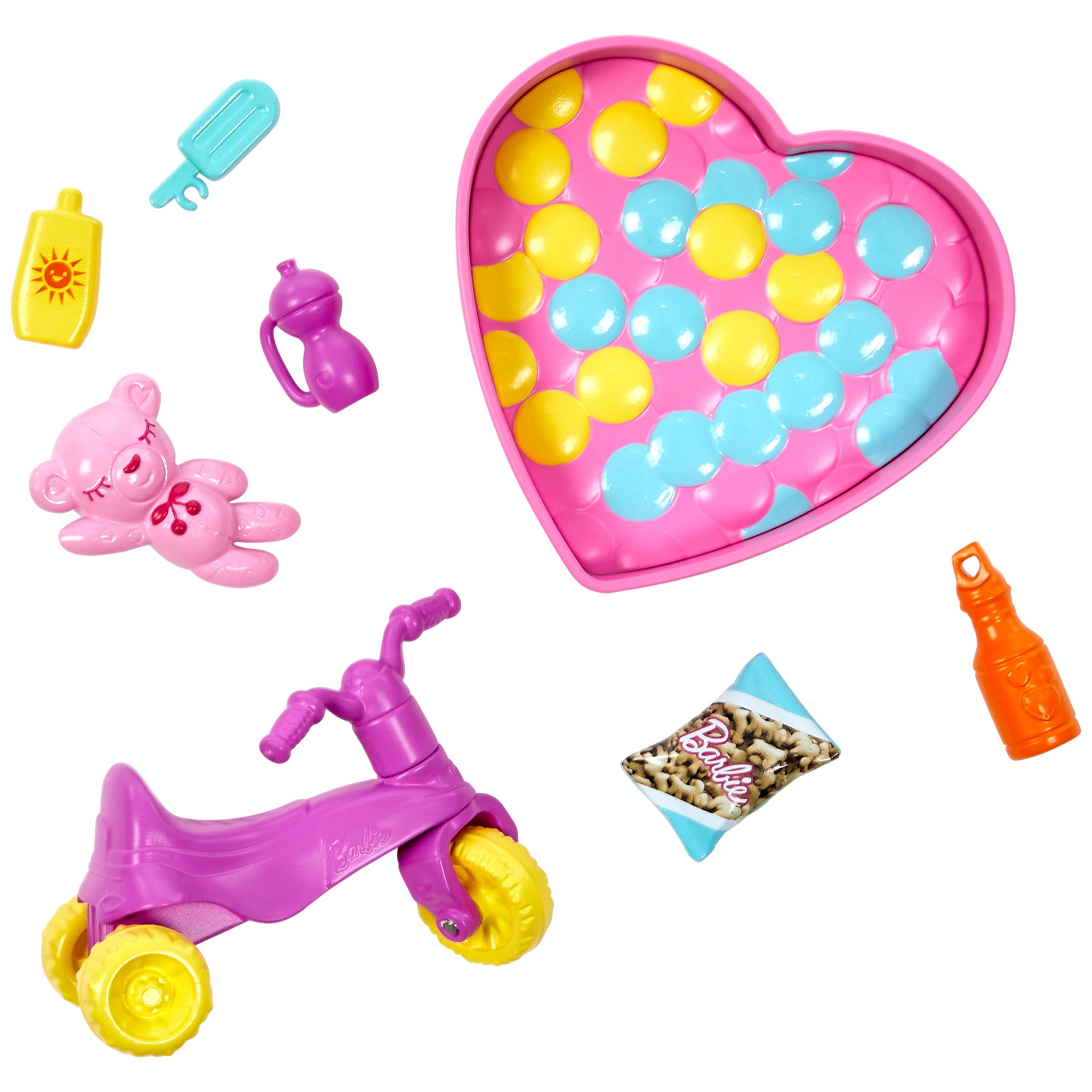Voir la diapositive 3 : BARBIE Poupée Barbie Skipper aire de jeux 