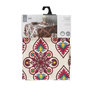 Voir la diapositive 4 : Paris Prix Nappe Antitache  Jaipur  140x240 Beige & Rouge