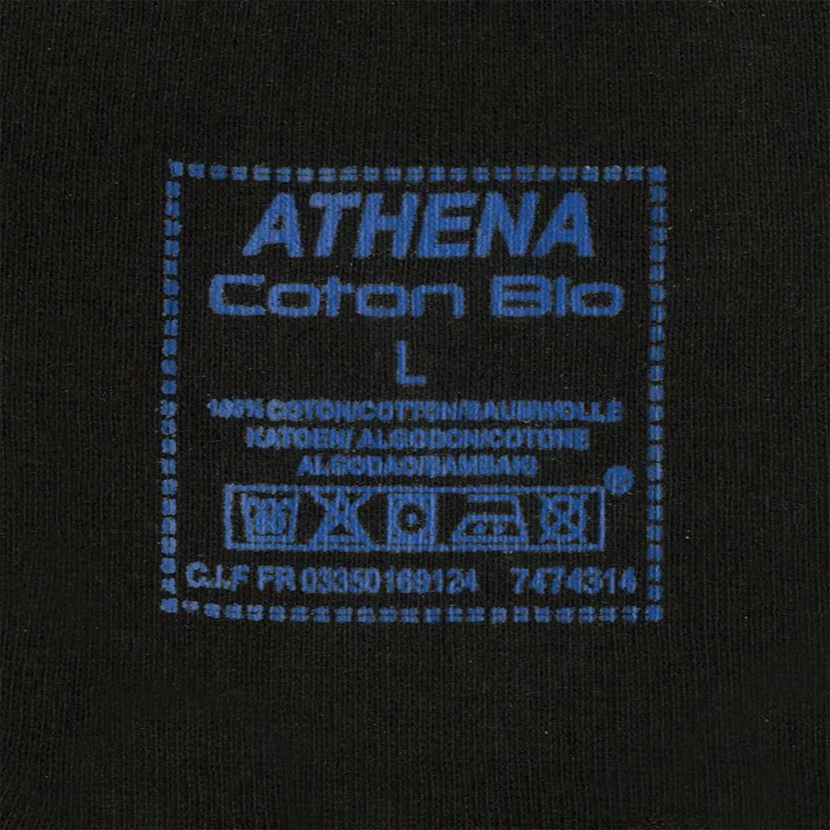 Athena Lot de 2 Tee shirts col V homme Coton Bio
