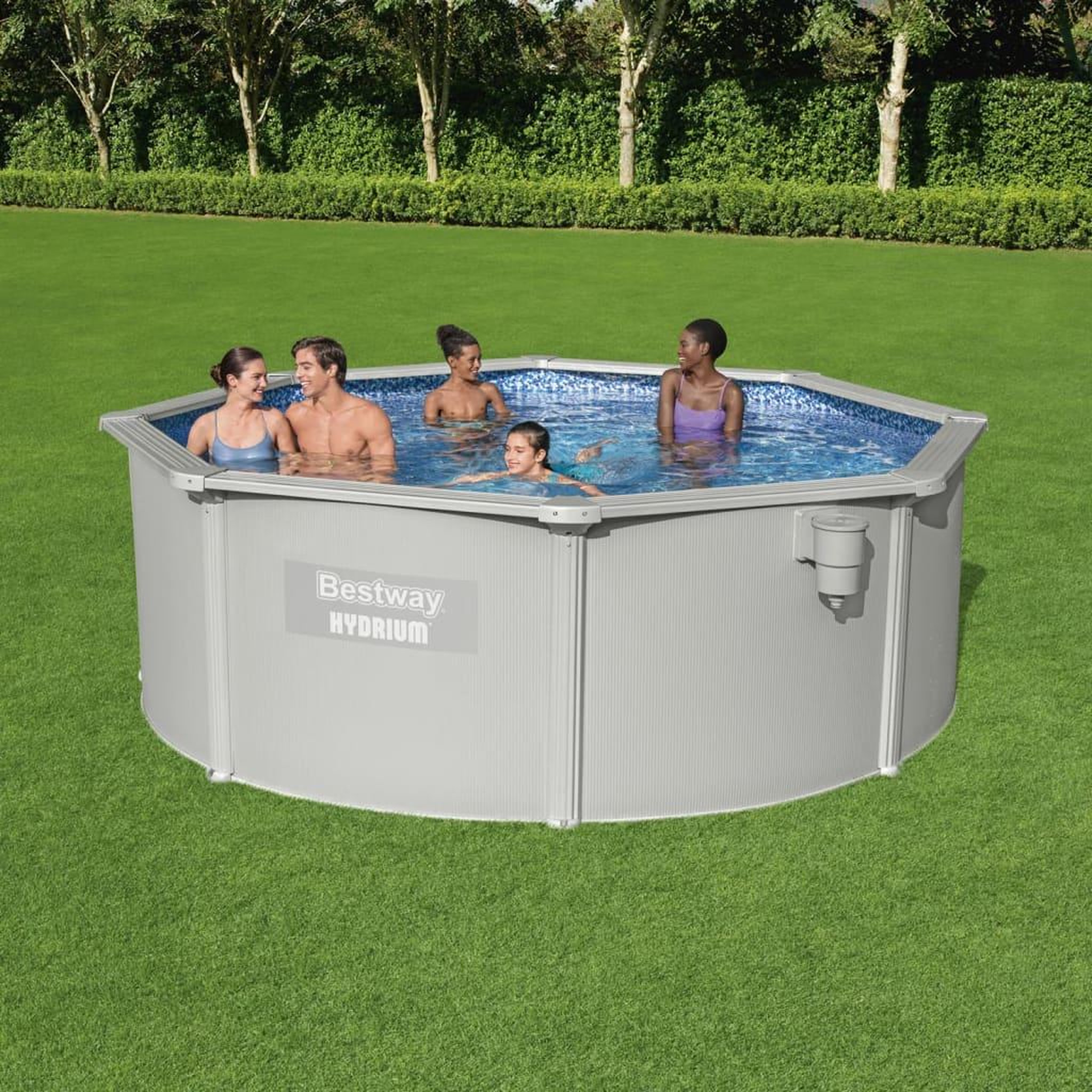 BESTWAY Bestway Piscine encadree hors sol ronde Hydrium 360x120 cm