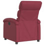 Voir la diapositive 5 : VIDAXL Fauteuil inclinable Rouge bordeaux Tissu