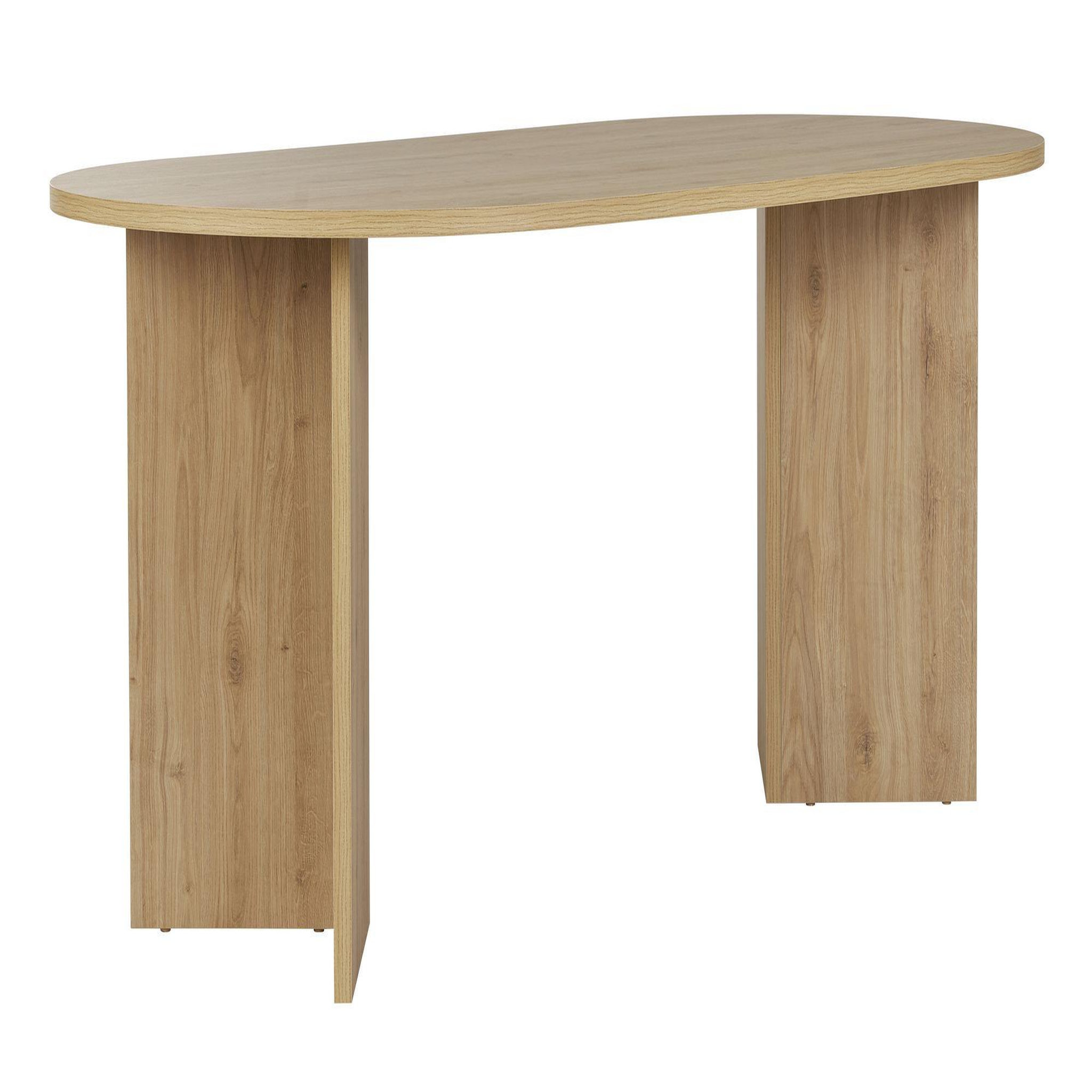 Voir la diapositive 4 : Habitat et Jardin Table à manger en bois  Sablin  180 x 90 x 75 cm - Chêne de Cadix