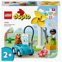 Voir la diapositive 1 : LEGO Duplo 10985 L'éolienne et la voiture électrique, Jouet Voiture pour Enfants Dès 2 Ans, Garçons et Filles, Jouets Éducatifs avec Figurines