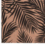 Voir la diapositive 3 : SECRET DE GOURMET Set de table rectangulaire Palmier - 45 x 30 cm - Noir et beige