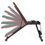 Voir la diapositive 3 : ID MARKET Banc de musculation réglable et inclinable fitness pour entrainement complet du corps
