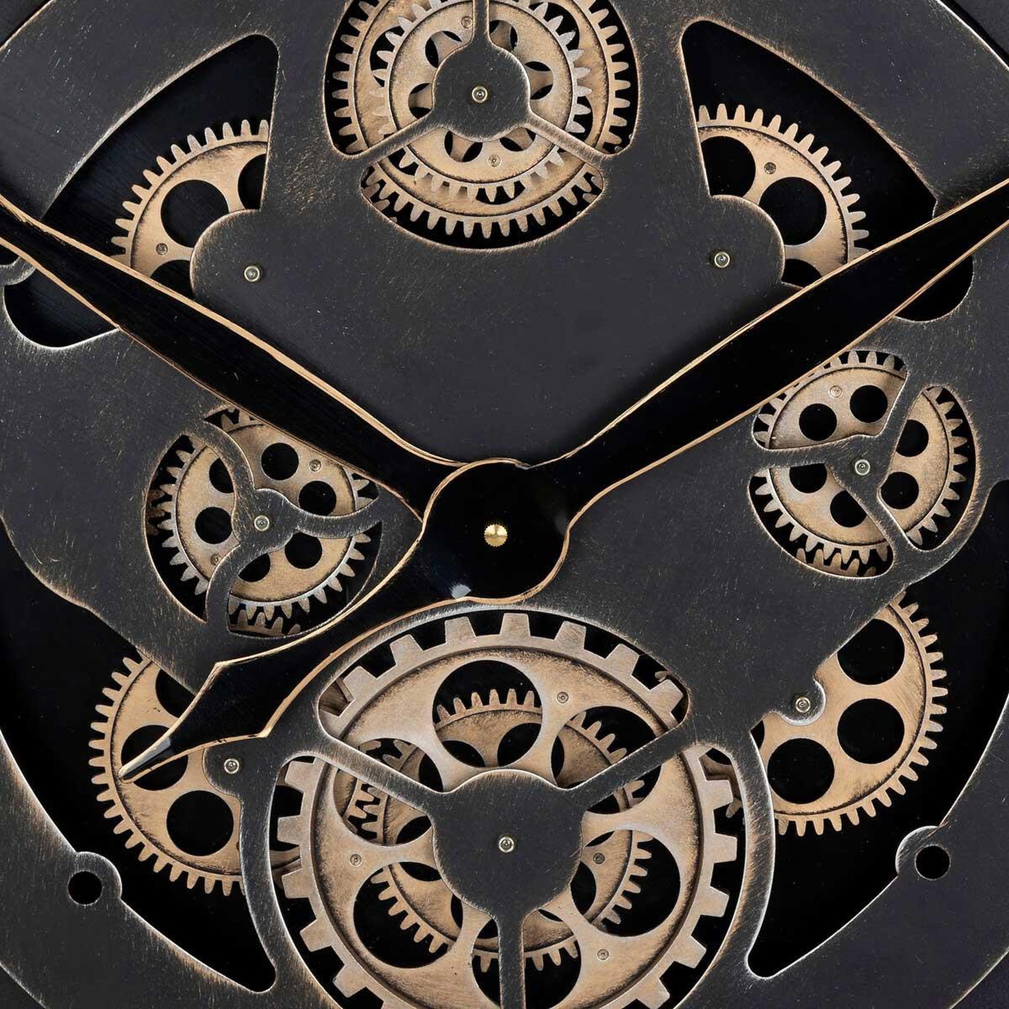 Voir la diapositive 3 : ATMOSPHERA Horloge murale mécanique  kent  80cm noir