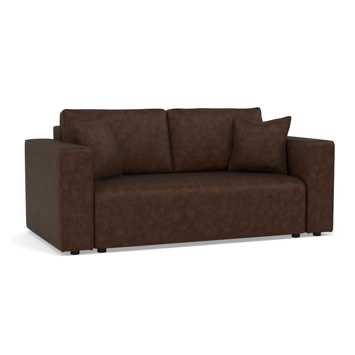 BEST MOBILIER Topaze - canapé droit 2 places en simili