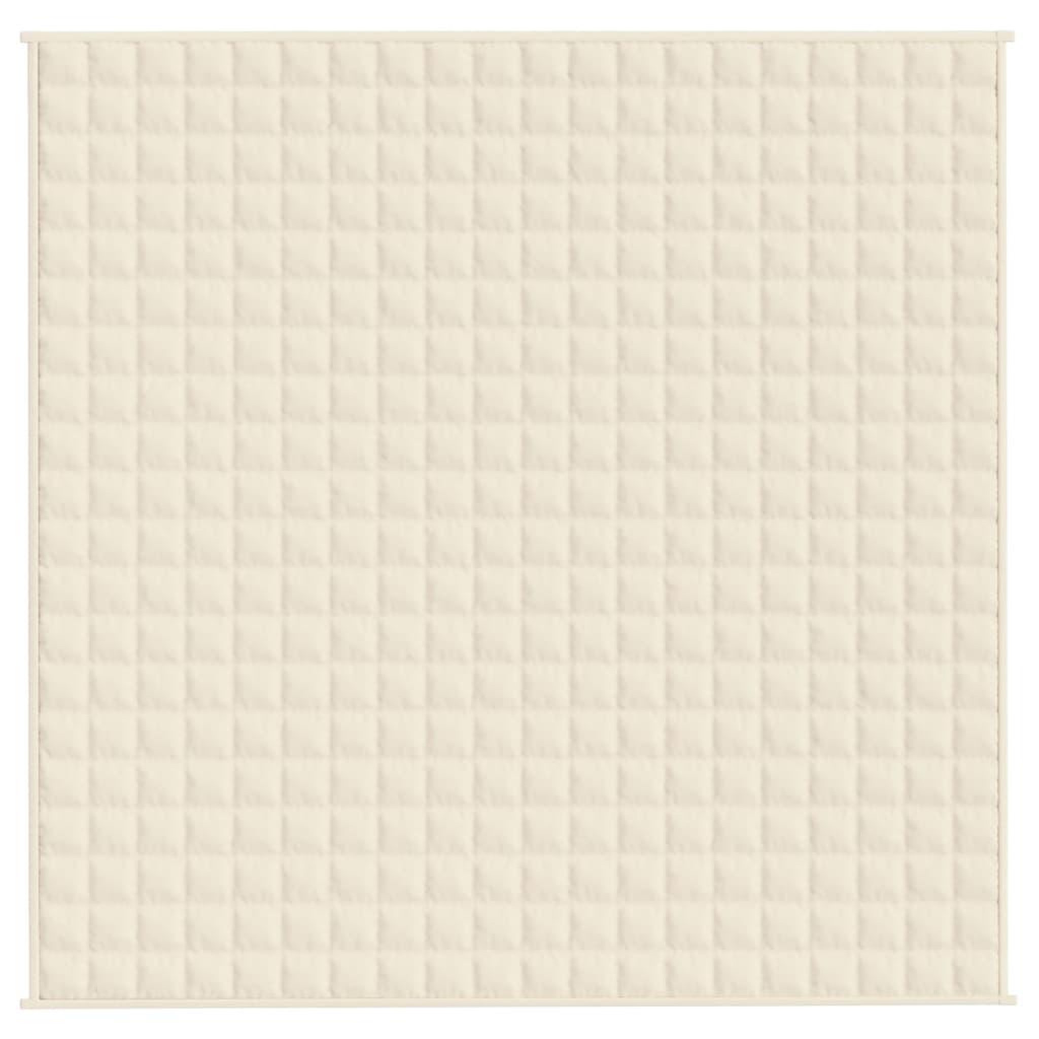 Voir la diapositive 3 : VIDAXL Couverture lestee Creme clair 200x200 cm 9 kg Tissu
