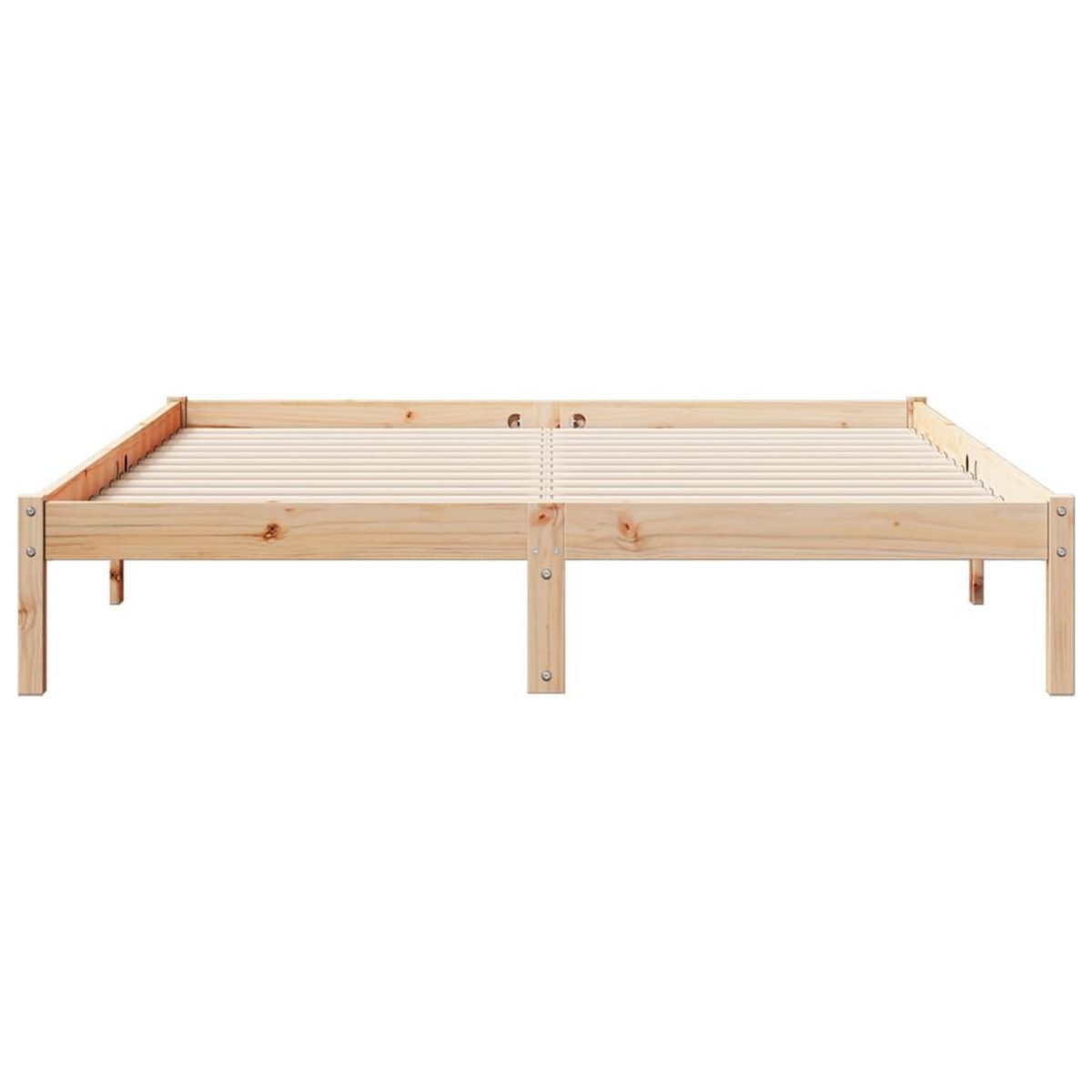 VIDAXL Cadre de lit extra long sans matelas 160x210 cm bois massif pin
