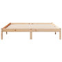 Voir la diapositive 4 : VIDAXL Cadre de lit extra long sans matelas 160x210 cm bois massif pin