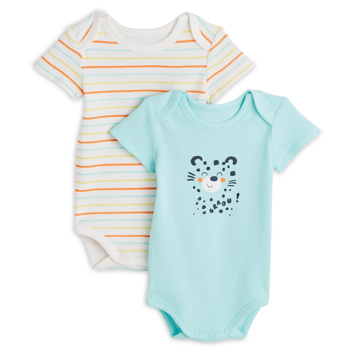 body bebe garcon a manches courtes (lot de 5) multicolore bodies