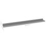 Voir la diapositive 6 : VIDAXL Etageres murales 4 pcs Gris 80x9x3 cm