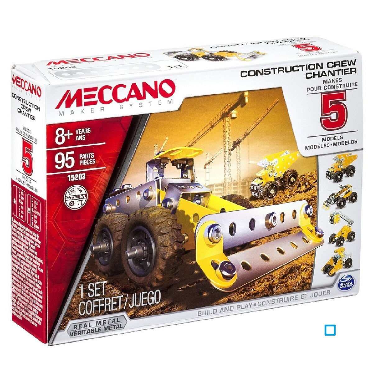 MECCANO Meccano - Engins de chantiers 5 modèles
