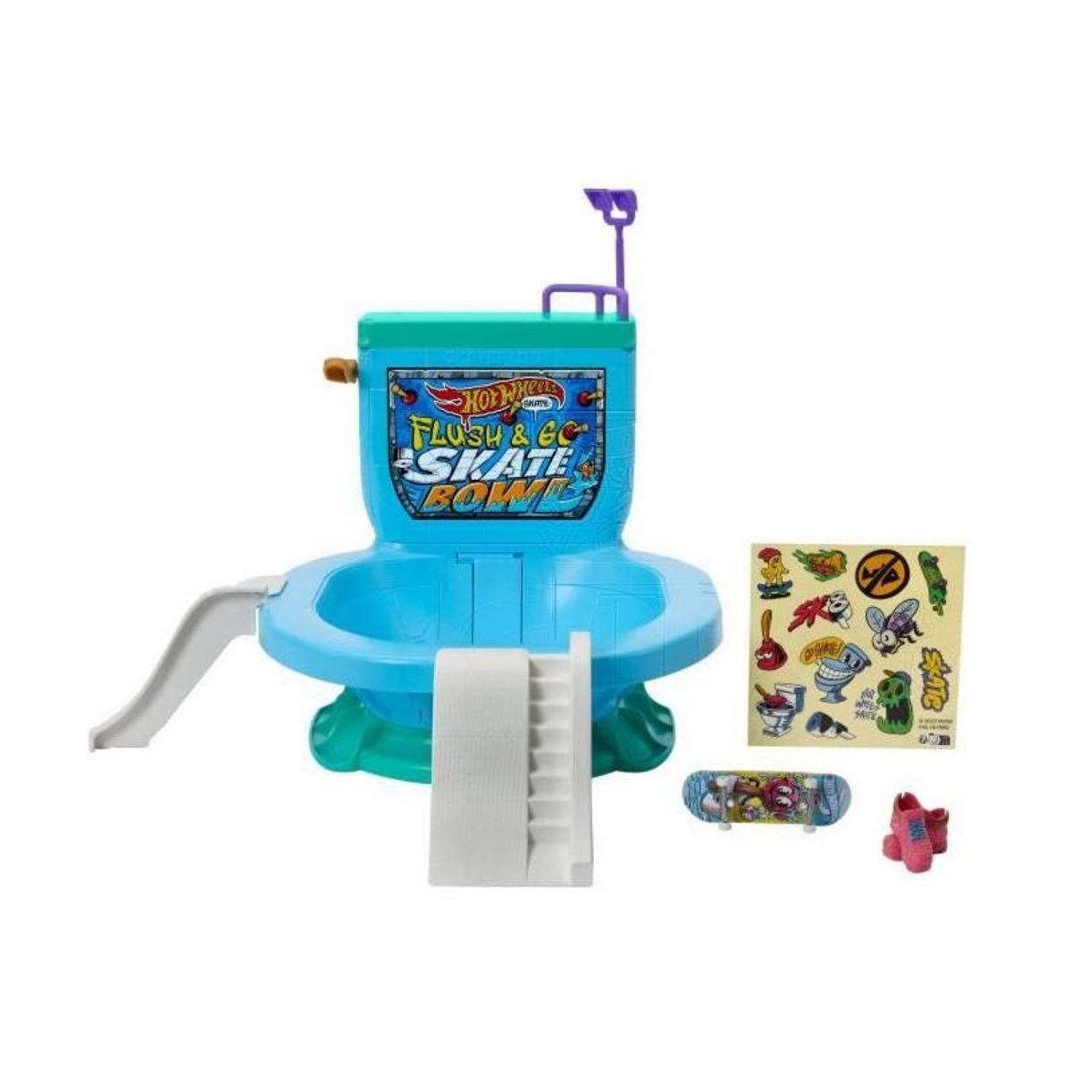Hot Wheels Hot Wheels Skate-Tirez la Chasse : C'est Parti !-Coffret fingerboard HXL16