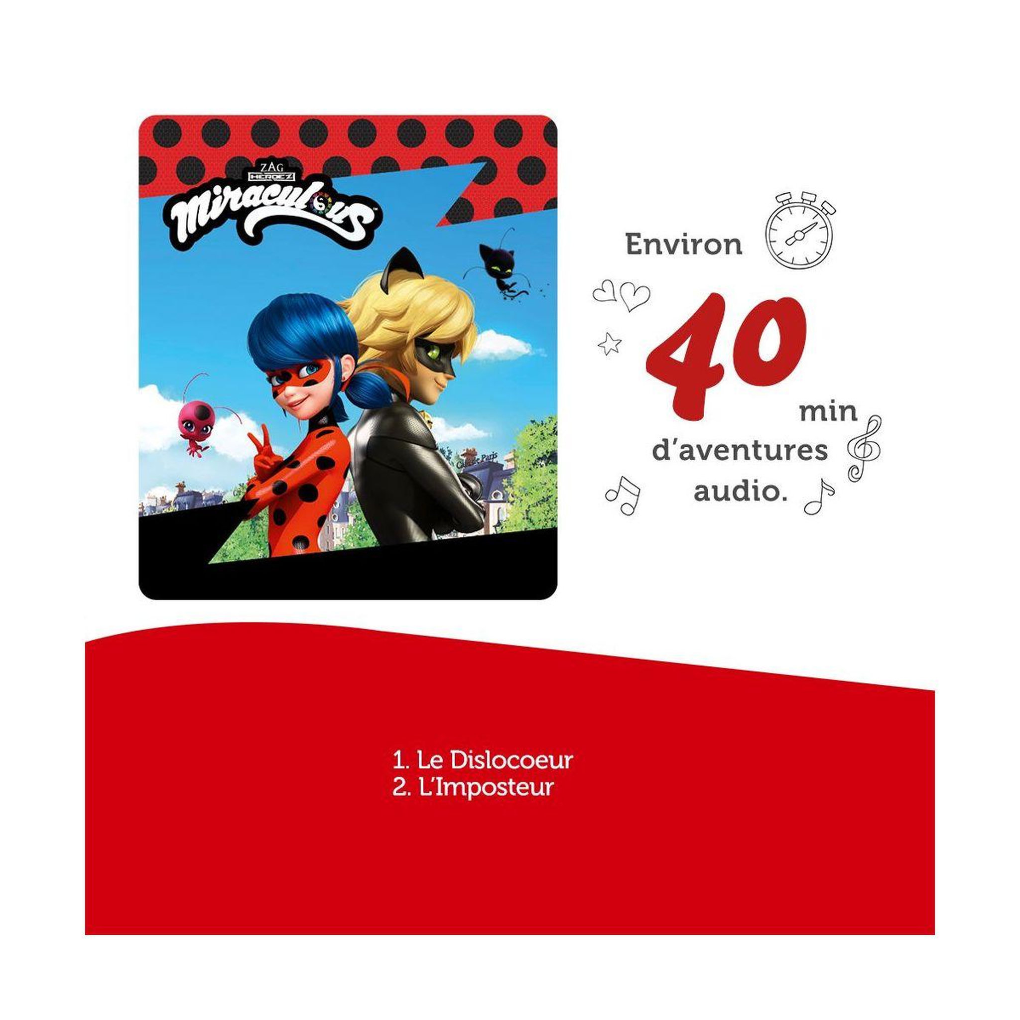 Voir la diapositive 4 : TONIES Figurine Miraculous (Chat noir)