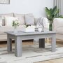 Voir la diapositive 1 : VIDAXL Table basse Sonoma gris 100x60x42 cm Bois d'ingenierie