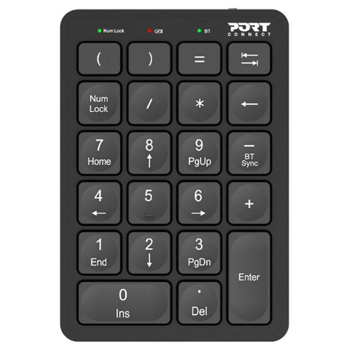 PORT DESIGNS Pavé numérique Port Designs Bluetooth rechargeable pour ordinateur portable et de bureau