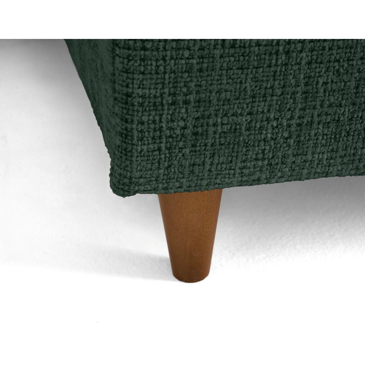 LISA DESIGN Anna - canapé panoramique d'angle gauche 7 places convertible avec coffre en velours texturé