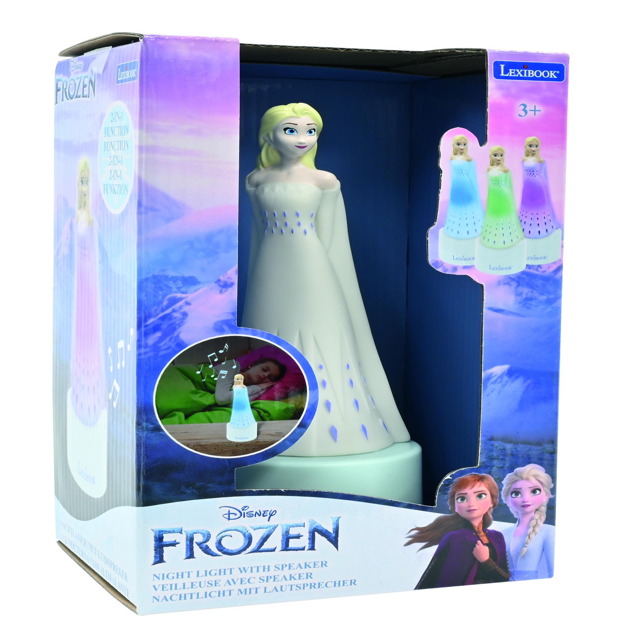 Voir la diapositive 4 : Lexibook Enceinte veilleuse Frozen