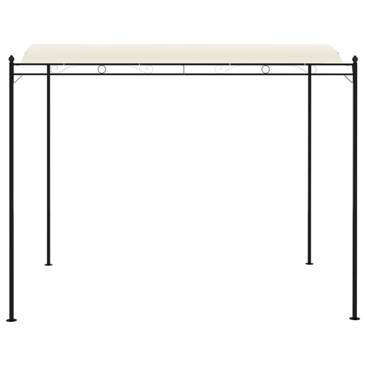 VIDAXL Chapiteau Tissu Blanc creme