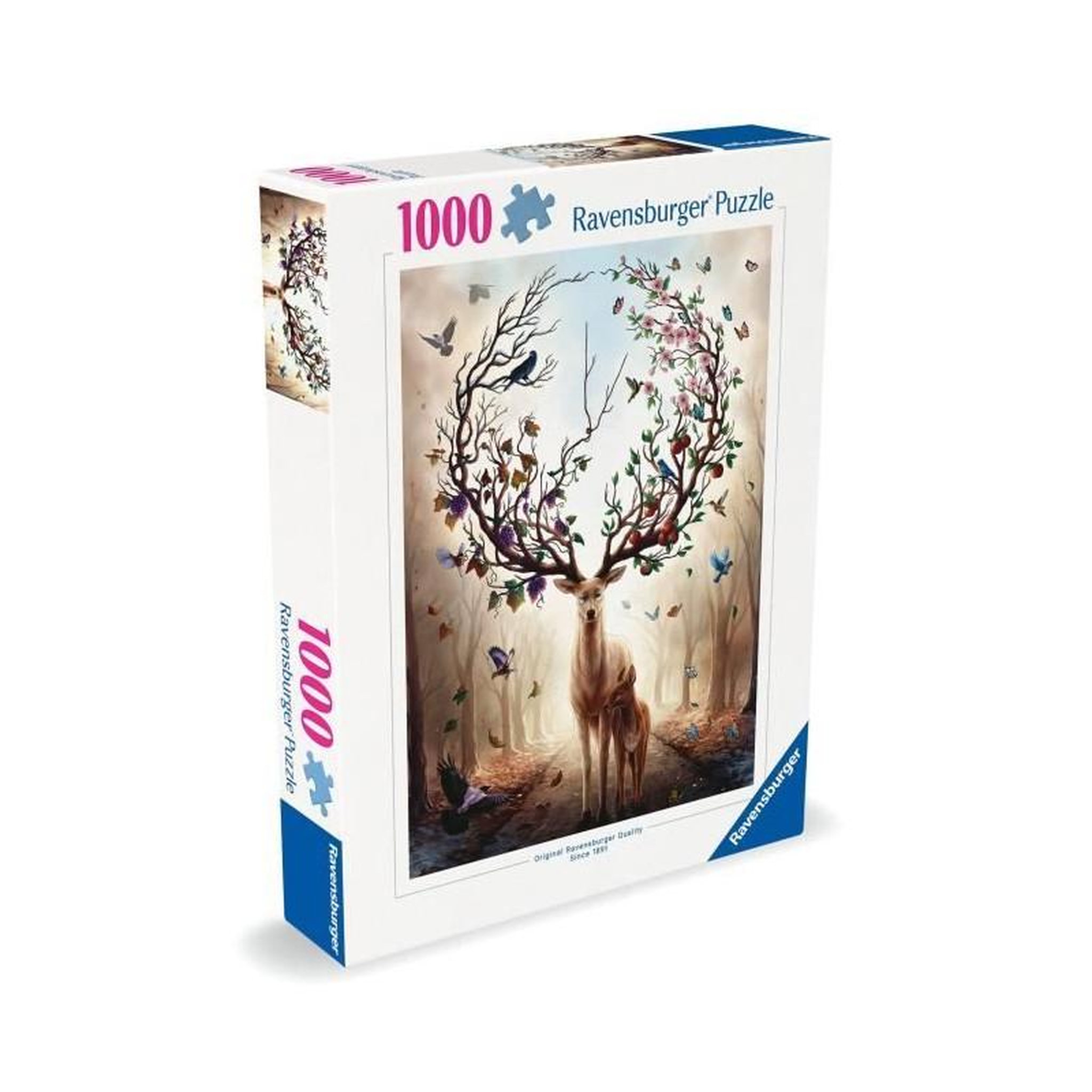 Voir la diapositive 4 : RAVENSBURGER Puzzle 1000 pièces – Cerf Fantaisie – Illustration animale artistique – Adulte dès 14 ans – Ravensburger