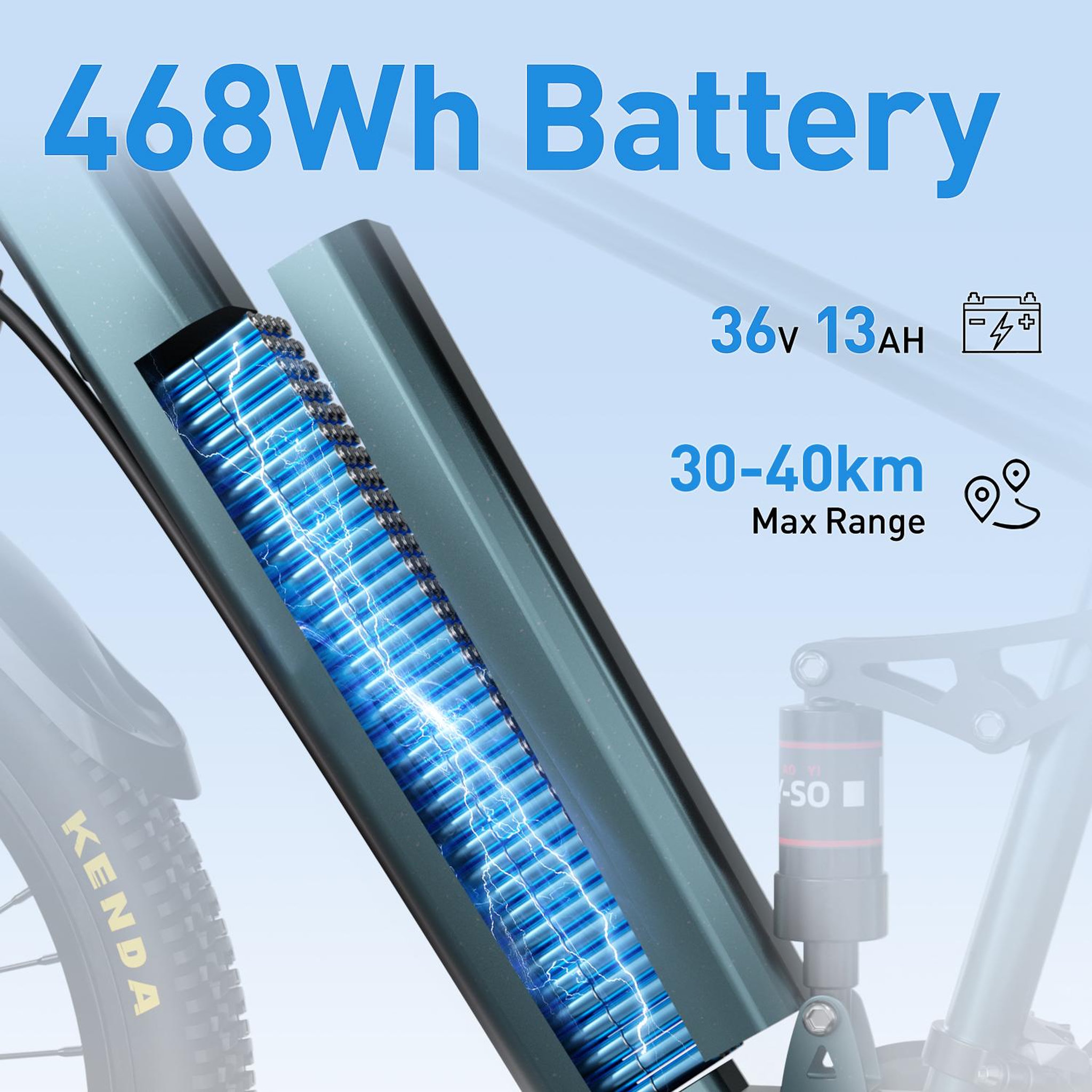 Voir la diapositive 4 : AAIRSK Vélo électrique Aairsk GT900, 26 po