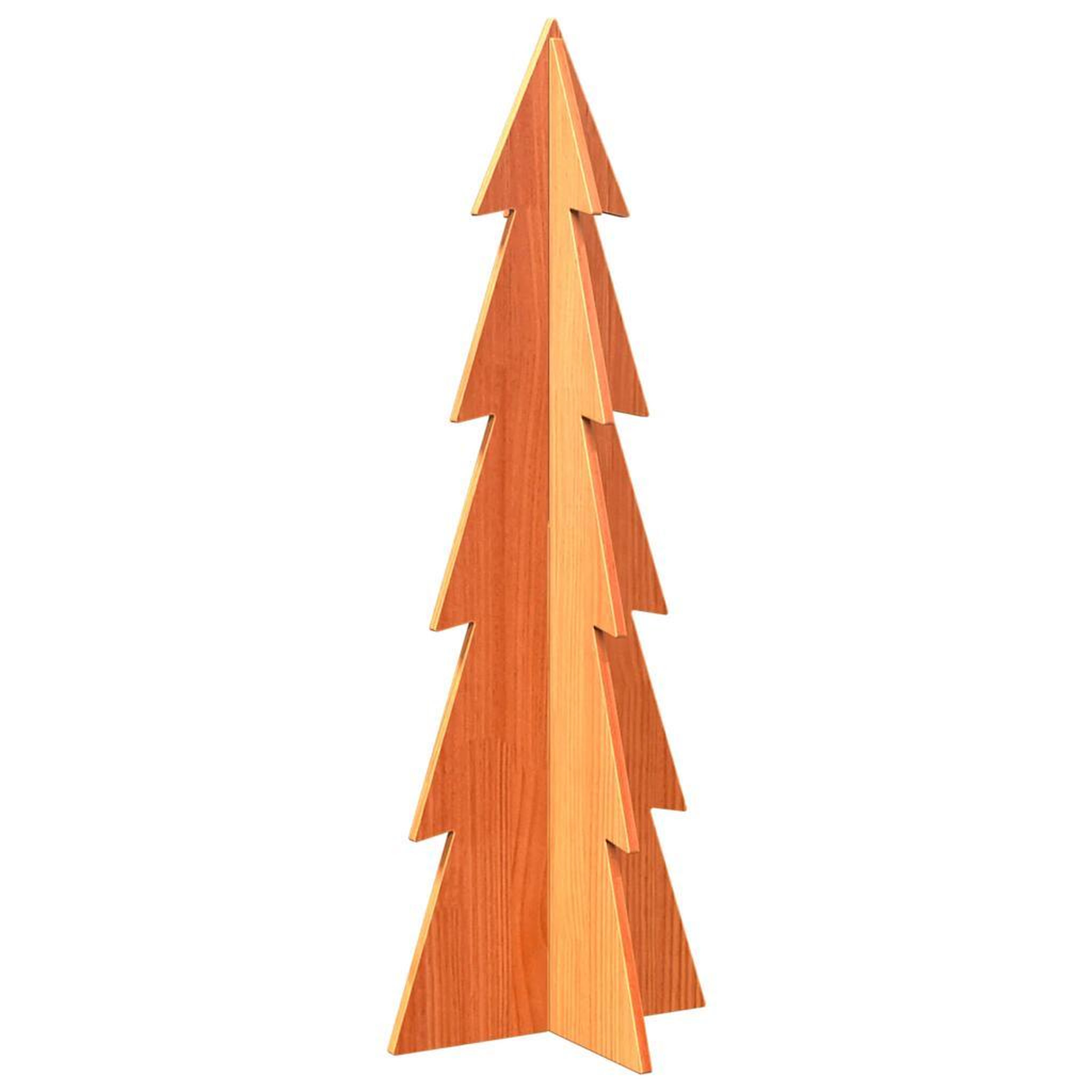 Voir la diapositive 5 : VIDAXL Arbre de Noël en bois pour decoration 112 cm bois de pin massif