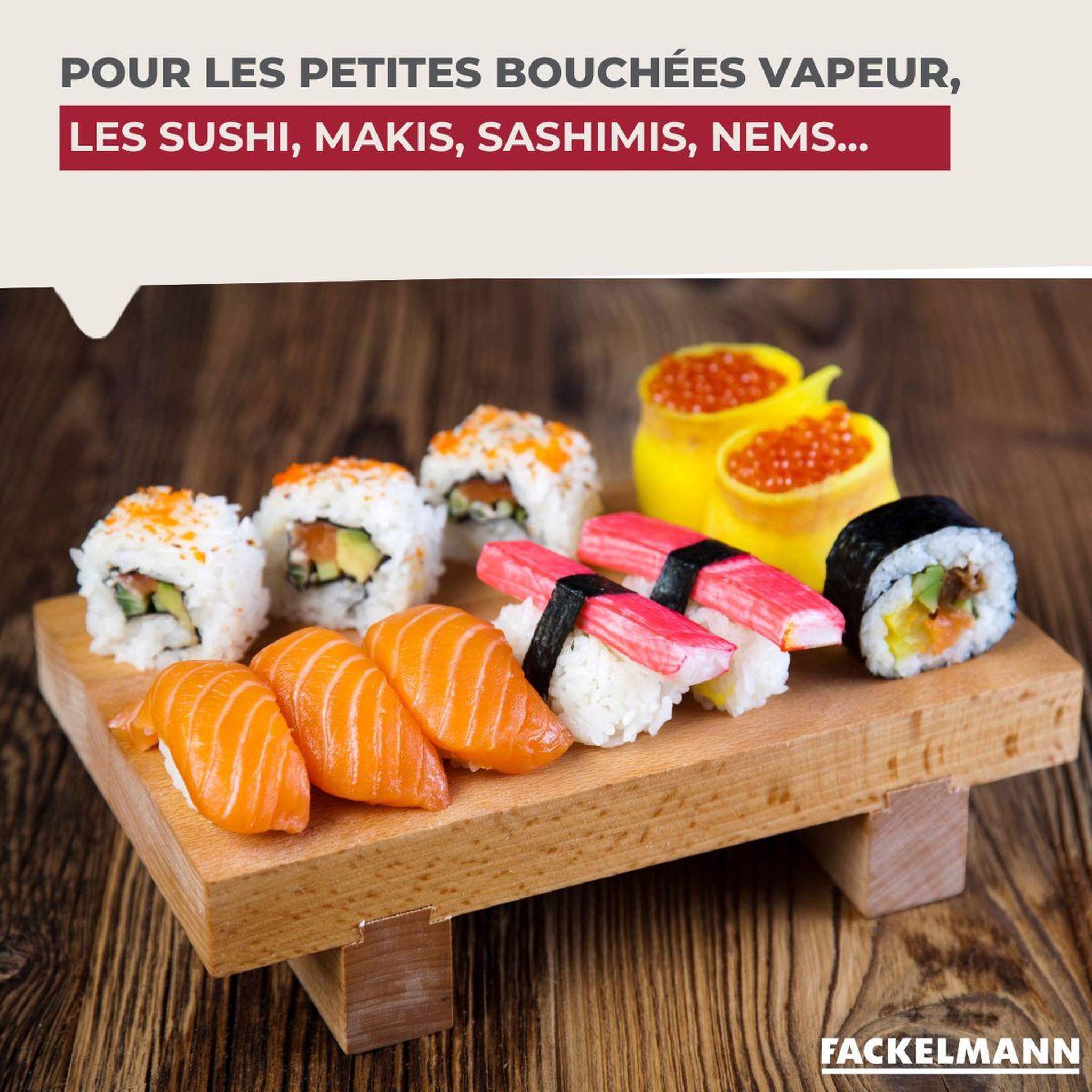 Voir la diapositive 5 : Fackelmann Lot de 10 paires de baguettes de 23cm en bambou Fackelmann Asia Line