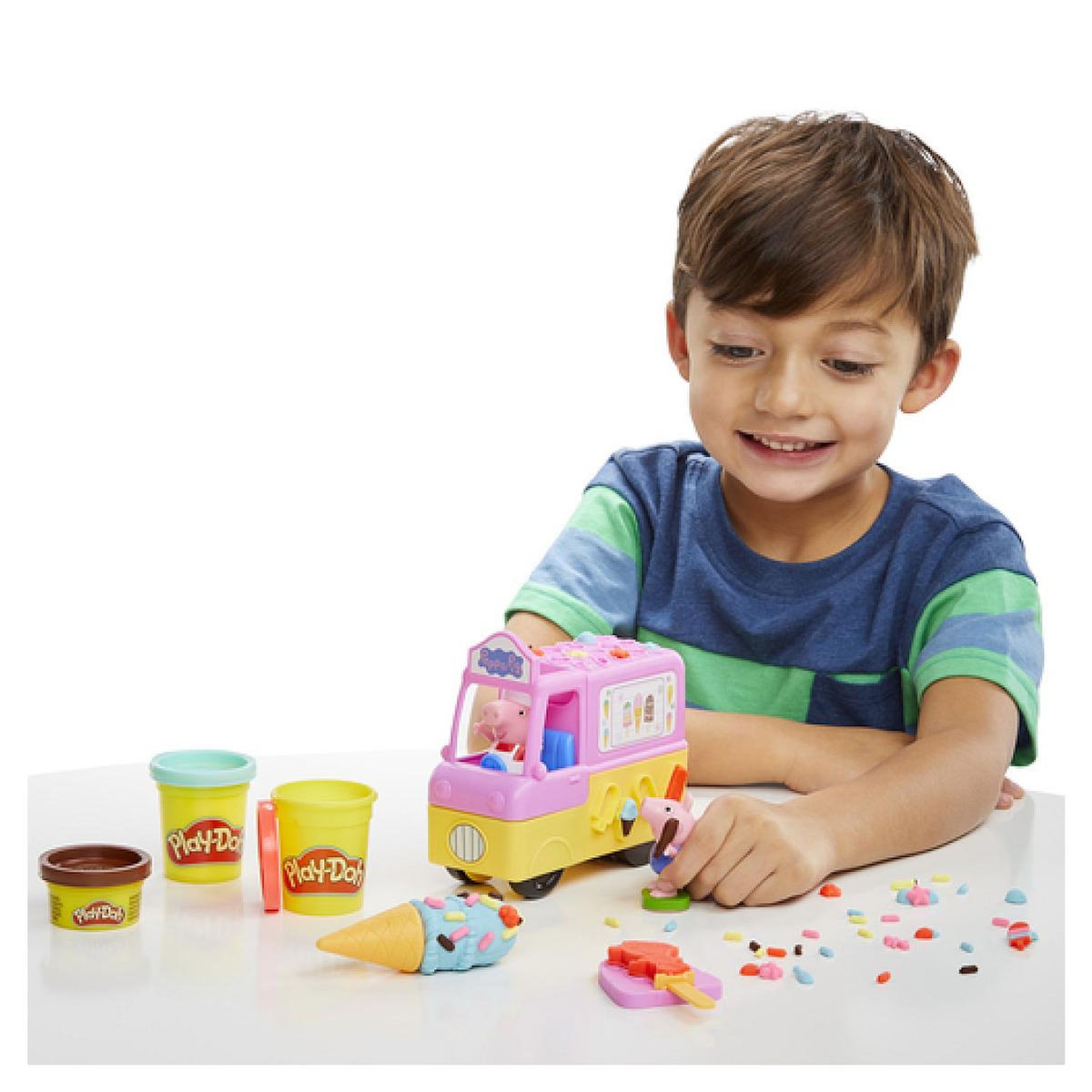 HASBRO Play-Doh Peppa et le camion de glaces