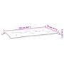 Voir la diapositive 6 : VIDAXL Coussins de banc de jardin lot de 2 multicolore 100x50x7 cm