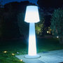 Voir la diapositive 2 : Lumisky Lampadaire ext filaire AUSTRAL Blanc Polyéthylène H170CM